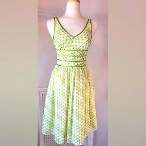GNW, polka dot flare dress